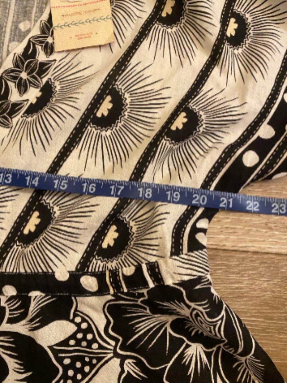 NWT Farm Rio by Anthropologie Puff Sleeve Mini Dress - Picture 7 of 12
